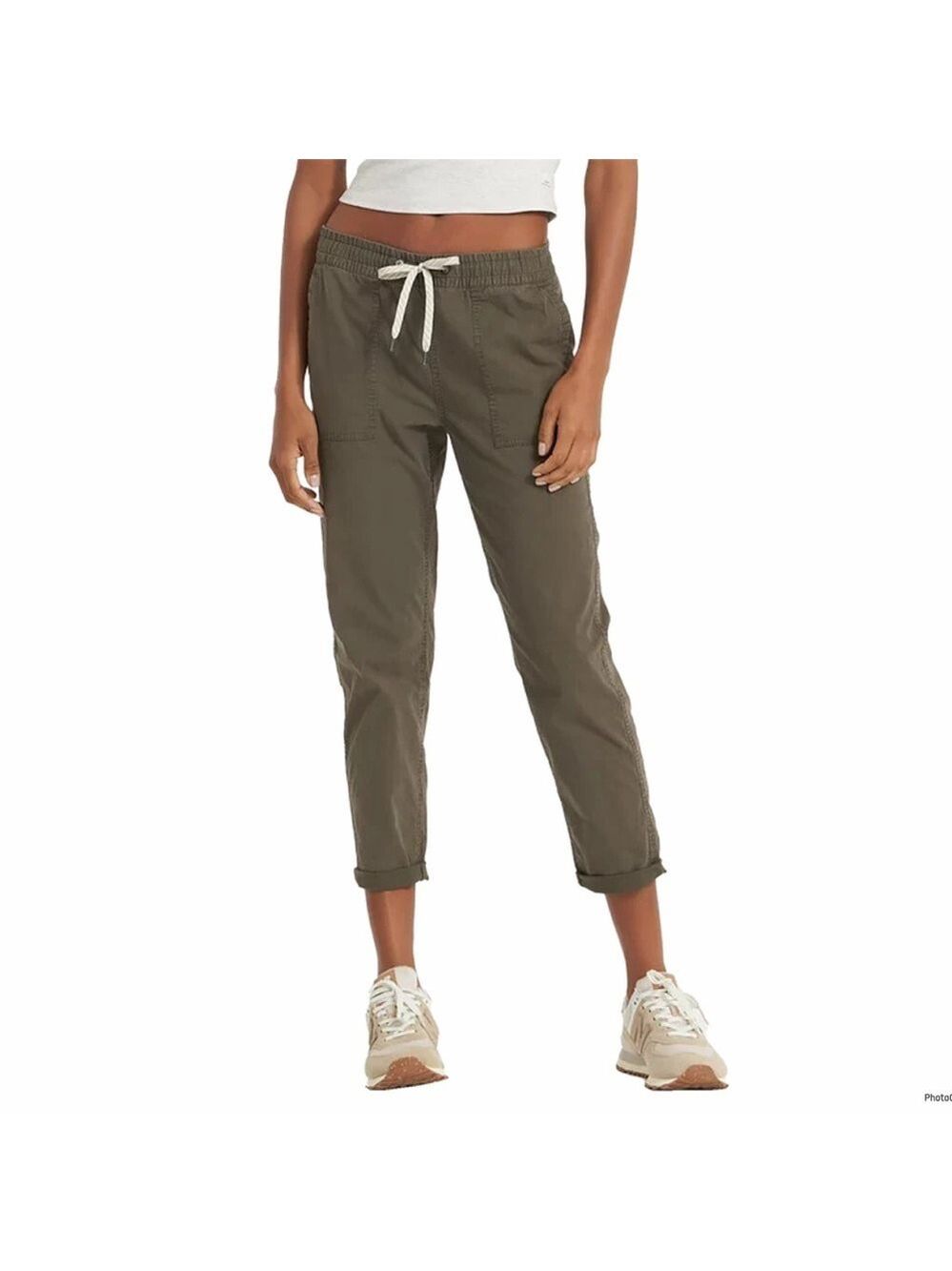 VUORI WOMEN'S VINTAGE RIPSTOP PANT ARMY GREEN SIZE M